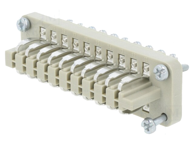 Connector: HDC; mannelijk; EPIC STA; PIN: 20; maat H-A 16; 7A; 60V Connector: HDC; mannelijk; EPIC STA; PIN: 20; maat H-A 16; 7A; 60V